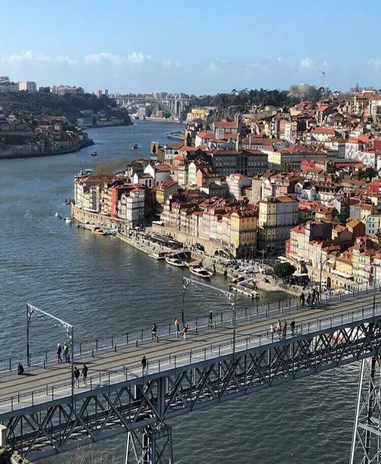 vue du pont dom luis - destination porto