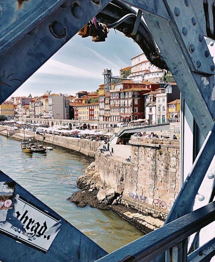 vue du pont dom luis - destination porto